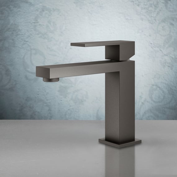 Grey Square Basin faucet