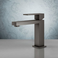 Grey Square Basin faucet