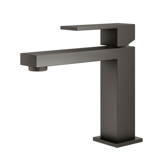Grey Square Basin faucet