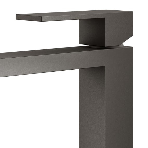 Grey Square Basin faucet